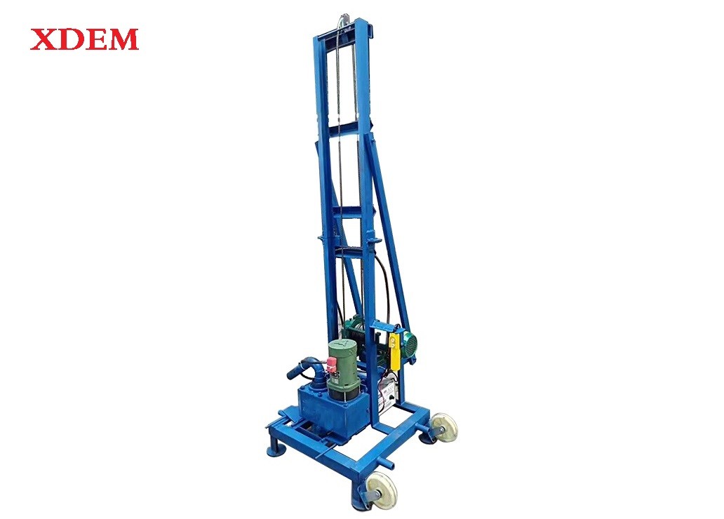 Cheap Portable 2.5kw 80m Well Drilling Machine For Farm Irrigation for sale