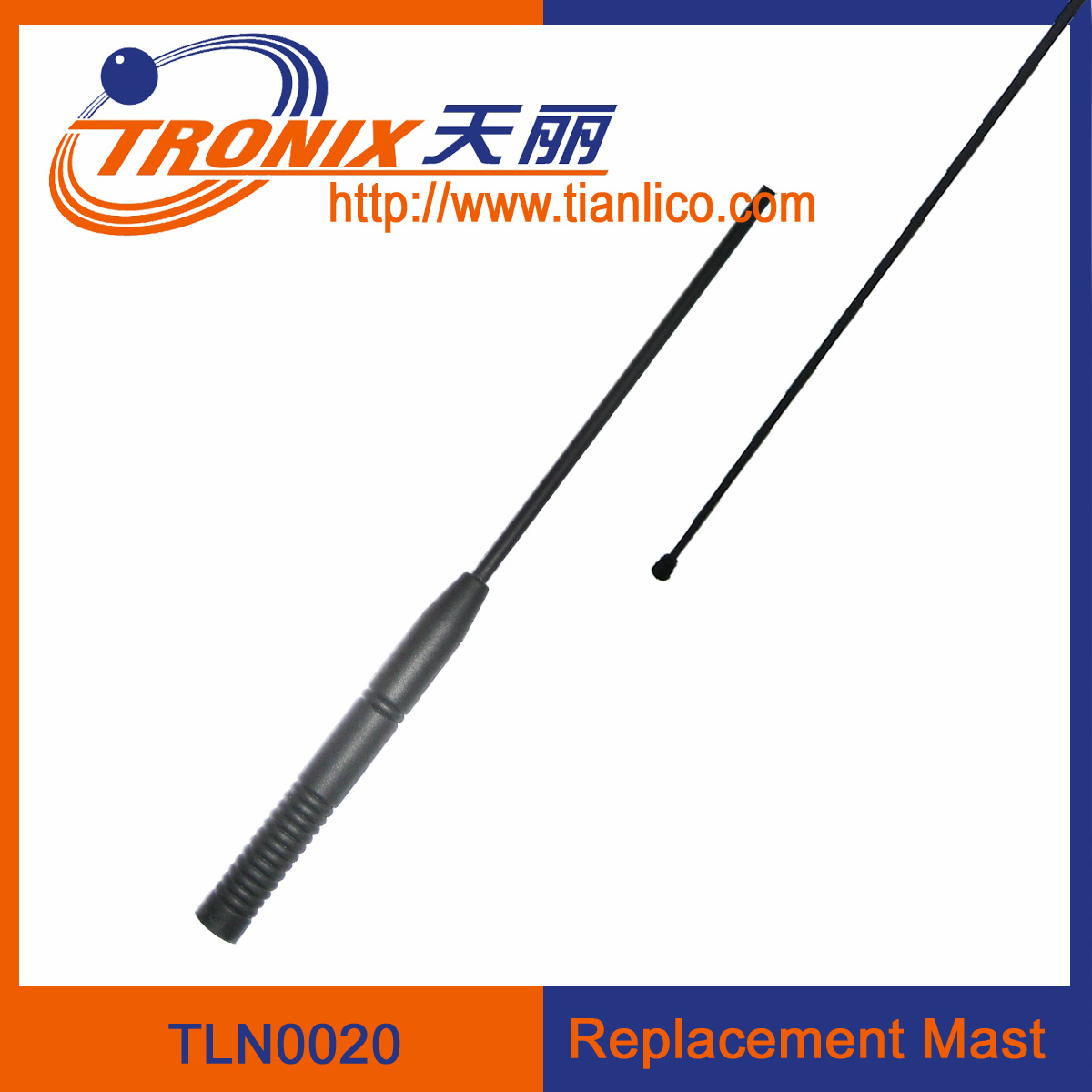 Cheap 1 section mast car antenna/ car replacement mast antenna/ car antenna accessories TLN0020 for sale