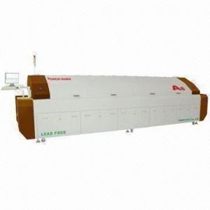 Cheap Large-size Lead-free Reflow Oven with Eight Heating Zones, Special for LED Light for sale