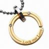 Buy cheap Pendant Necklaces, Stainless Steel Pendant, Titanium Pendant, Plating Gold from wholesalers