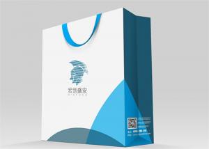 China Silk - Screen Printing Paper Gift Bags With Handles Heat - Resistant on sale