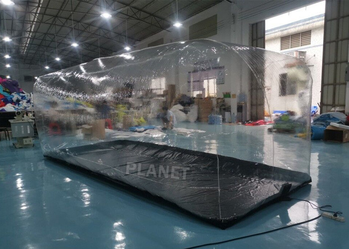 Cheap Transparent PVC Dustproof Inflatable Car Garage Tent for sale