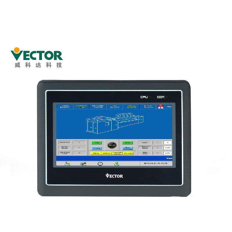 Cheap Touch Screen 4.3Inch HMI Control Panels With Ethernet Port for sale