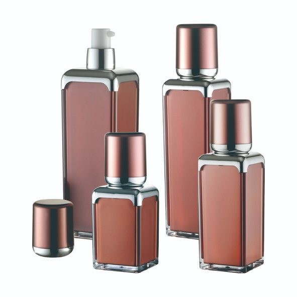 Cheap JL-LB303 Square Lotion Bottle 15ml 30ml 50ml 100ml Cosmetic Packaging Bottle for sale