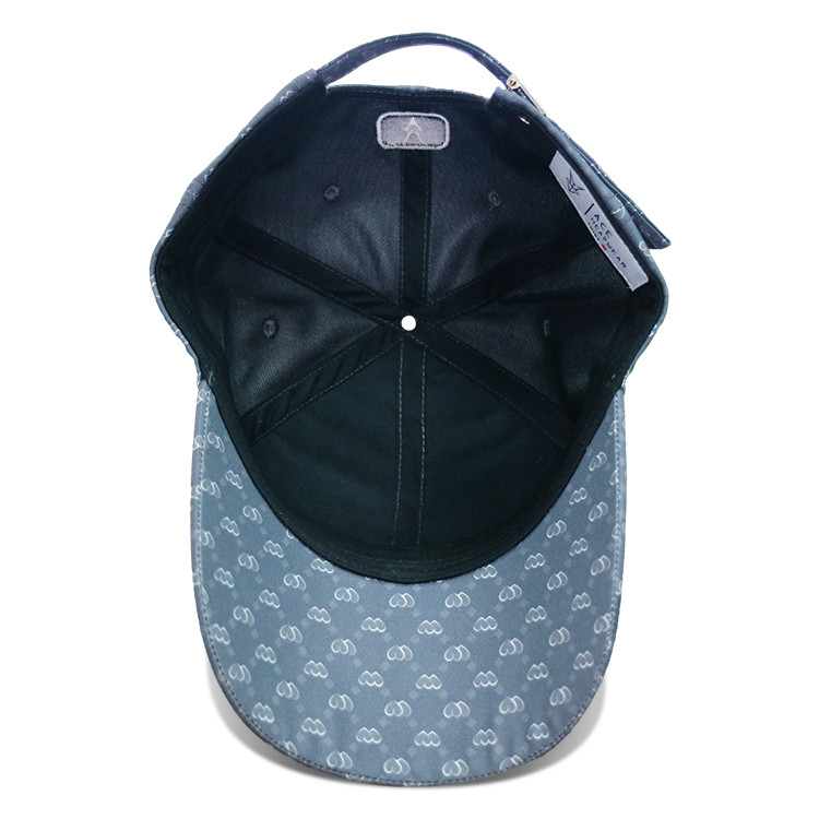 Cheap BSCI Custom Structured Baseball Cap Strap Sublimation Printing for sale