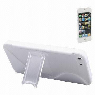 Cheap S Line TPU Protection Case with Holder for iPhone 5 for sale