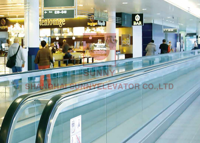 Cheap Airport 5.5kw - 13kw Moving Walk Escalator For Shopping Mall / Subway / Airport for sale