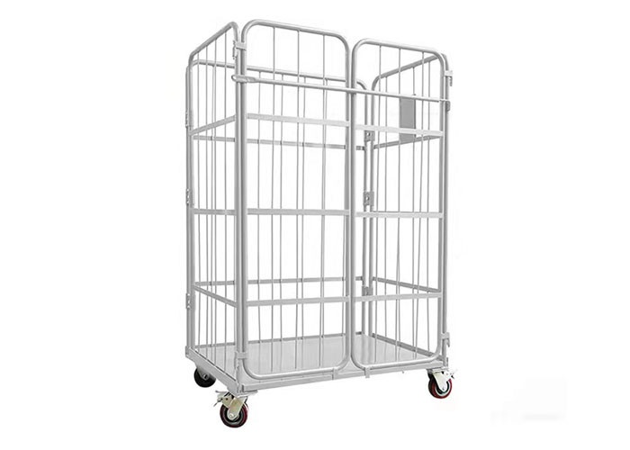 Cheap Plastic Spraying Logistics Turnover Wire Mesh Storage Cages 50x100 Movable for sale