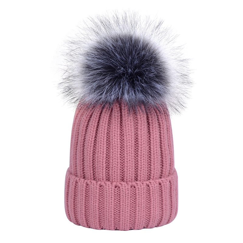 Cheap Mixed Color Girls Knit Beanie Hats Creative Design OEM / ODM Available for sale