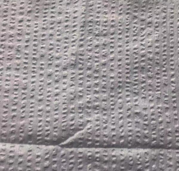 Cheap Grey Reactive Dyed 115gsm Cotton Seersucker Fabric for sale