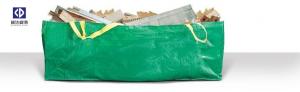 Cheap Green FIBC Bulk Bags 1 Ton 1500KGS 1000KG Jumbo Skip Bags For Construction Waste for sale