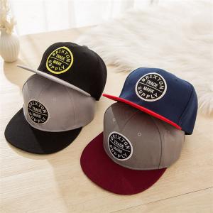 Cheap ODM 100% Cotton Fashional flat Brim Baseball Hat Korean Hip Hop Cap for sale