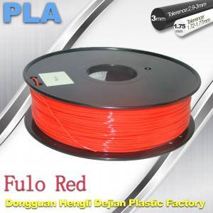 Cheap 1.75 / 3mm Fluorescent Filament   PLA Fluo filament  bright color filament for sale