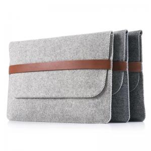 Cheap Factory price mac book pro felt laptop briefcase bag. size is  a4. 3mm microfiber material for sale