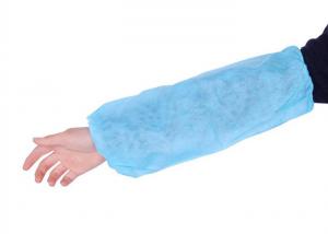 Non Woven Disposable Arm Sleeves Latex Free With Elasticated Wrist / Elbow