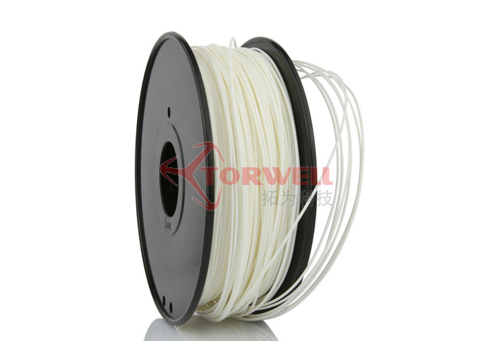 Cheap 3mm White Nylon 3D Print Filament High Tenacity For Reprap Leapfrog 3D Printer for sale