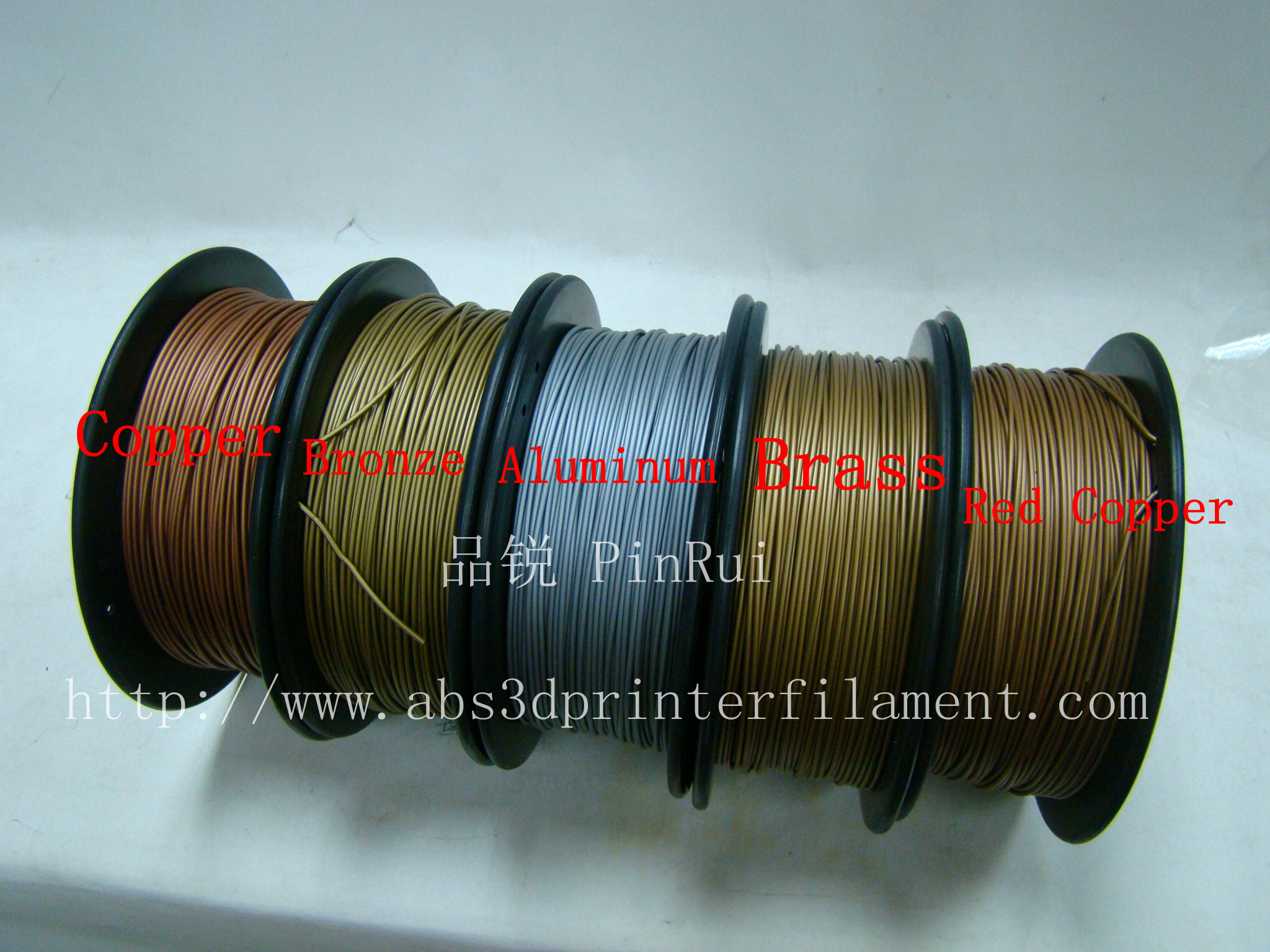 1.75mm Metal 3d Printer Filament Copper Bronze Brass Red Copper Aluminium