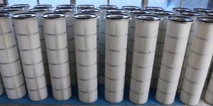 Cheap Three-lugs dust collector filter cartridge for wood processing and pigment industry for sale