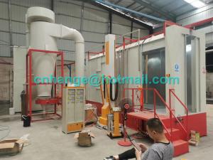 Cheap Monocyclone Automatic  Powder Coating Production Line For Steel Parts for sale