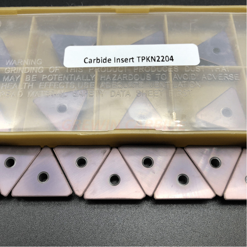 Cheap TPKN2204 Milling Carbide Inserts PVD Coated For General Use for sale