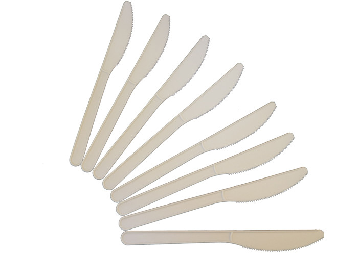 Buy cheap Sustainable PLA Knife Biodegradable Plastic Cutlery Disposable Plastic Tableware from wholesalers