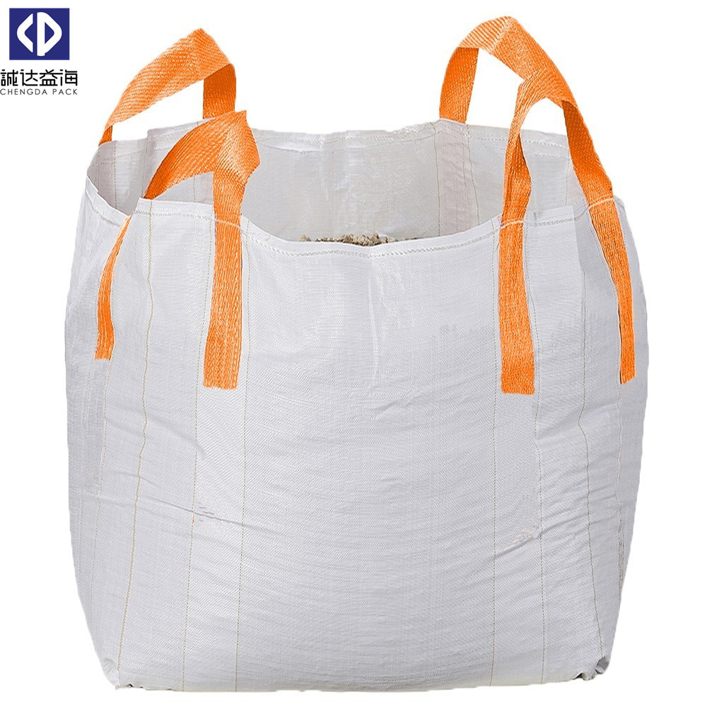 Cheap Virgin PP Material 1 Ton Tote Bags / Flexible Bulk Container For Packing for sale