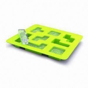 Cheap Ice Cube Tray in Tetris Design, Made of 100% Food Grade Silicone, with FDA and LFGB Certificate for sale