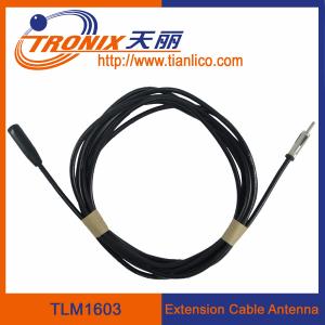 Cheap male to female extension cable car antenna/ car antenna adaptor TLM1603 for sale