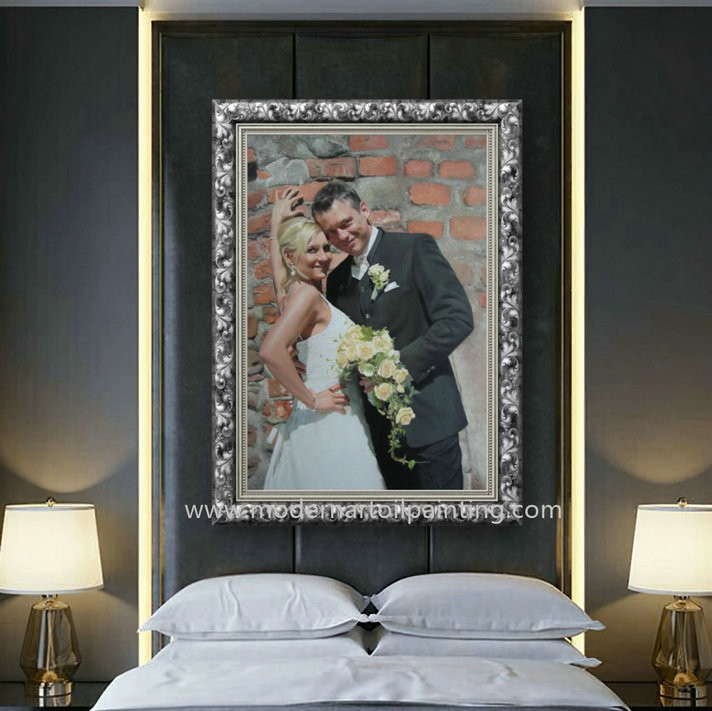 Cheap Custom People Dress Wedding Portrait Paintings For Holiday Gif for sale