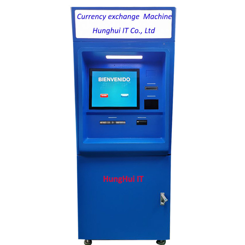 China Automatic Currency Exchange Atm Machine Linux OS Money Converter Machine on sale