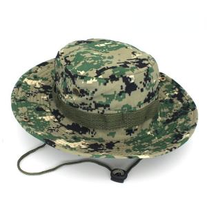 Cheap Military Camouflage Mesh Boonie Bucket Cap For Hunting Hiking Climbing for sale