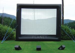 Cheap Safety Inflatable Movie Screen Rental  / Inflatable TV Screen Reinforced Oxford Cloth for sale