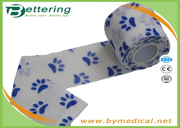 Quality Comfortable Elastic Cohesive Bandage / Self Adhesive Bandages For Pets wholesale