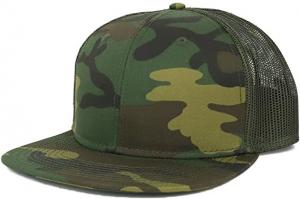 Cheap Common Fabric 3d Embroidery Camo Trucker Cap For Female for sale