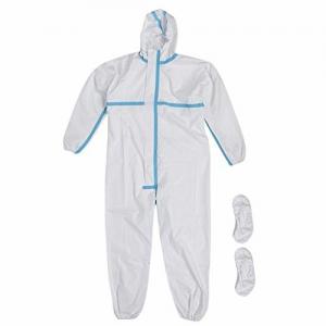 Cheap Non Sterile Disposable Isolation Gown , White Color Disposable Protective Suit for sale