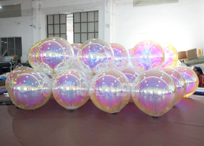 Buy cheap Wedding Decoration PVC Reflective Huge Inflatable Christmas Balls Giant from wholesalers