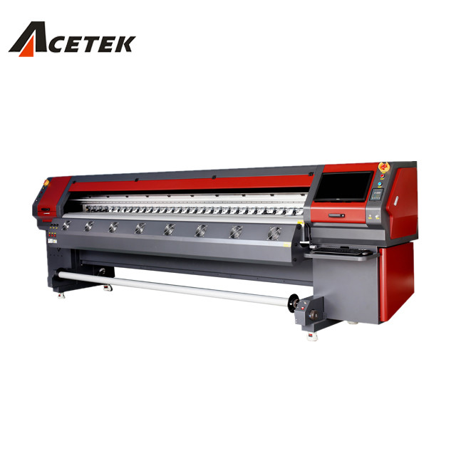 Cheap 10 Feet Large Format Solvent Printer Konica 1024i-30pl Flex Banner Solvent Printing Machine for sale