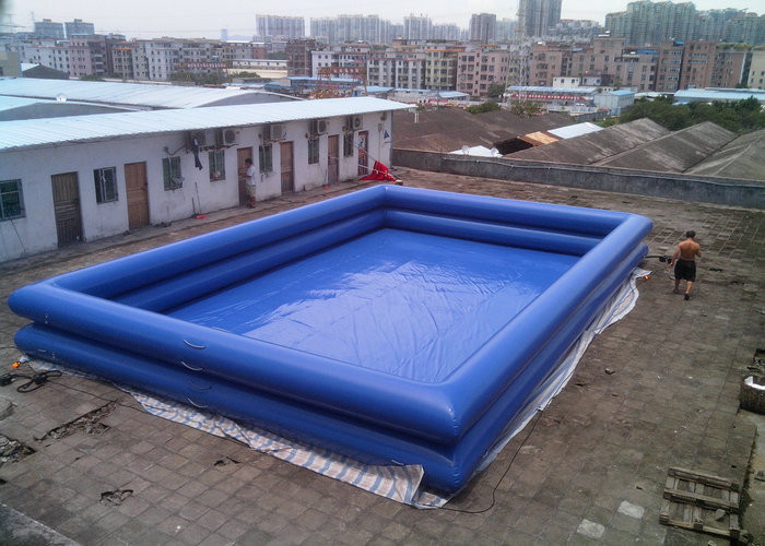 China Double Layers PVC tarpaulin Inflatable Swimming Pools Above Ground for Household on sale