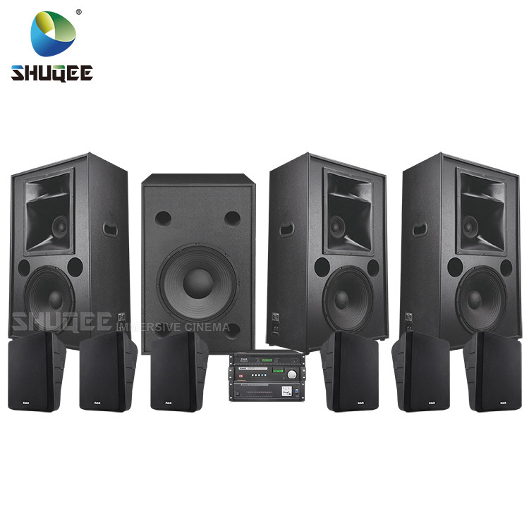 Cheap Small 4D Cinema Equipment / Standard Home Theater Sound 50 Seats Cinema Audio System for sale