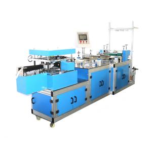 Cheap High Speed Automatic Plastic PE / Non woven Bouffant Cap Making Machine for sale