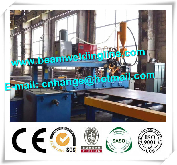 Cheap Frequency Digital Control Box Beam Production Line / Steel Plate Butt Welding Machine for sale