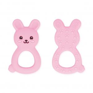 Cheap Baby Teething Toys Bunny Silicone Baby Teething Chewing Toy Textured Teether For Infants And Toddlers for sale