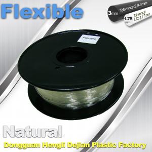 Cheap Soft pla filament 1.75 / 3.0 mm  Flexible 3d Printer Filament for 3d  printing for sale