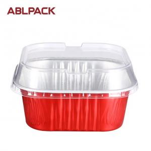Cheap 300ML/10oz ISO9001 Certified High Quality Food Packaging Aluminum Foil Containers Tray with lids for sale