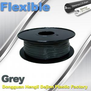 Cheap 1.75 / 3.00mm Flexible 3d Printer Filament  0.8KG / Roll for sale
