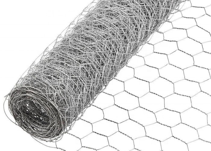 Buy cheap 1 inch Galvanized Hexagonal Wire Mesh Netting Silver 0.7mm Diameter For Cage from wholesalers