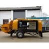 Buy cheap HBTS Mobile Diesel Portable Hydraulic Trailer Concrete Pump from wholesalers