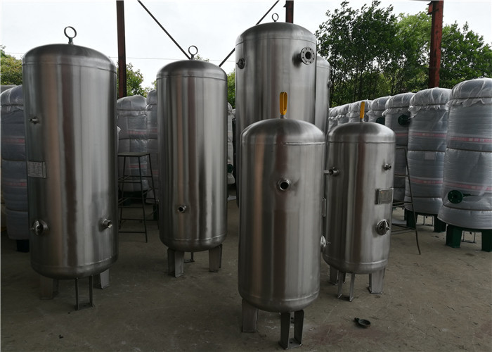 Cheap CE Certificate Industrial Screw Compressed Air Receiver Tanks Stainless Steel Material for sale