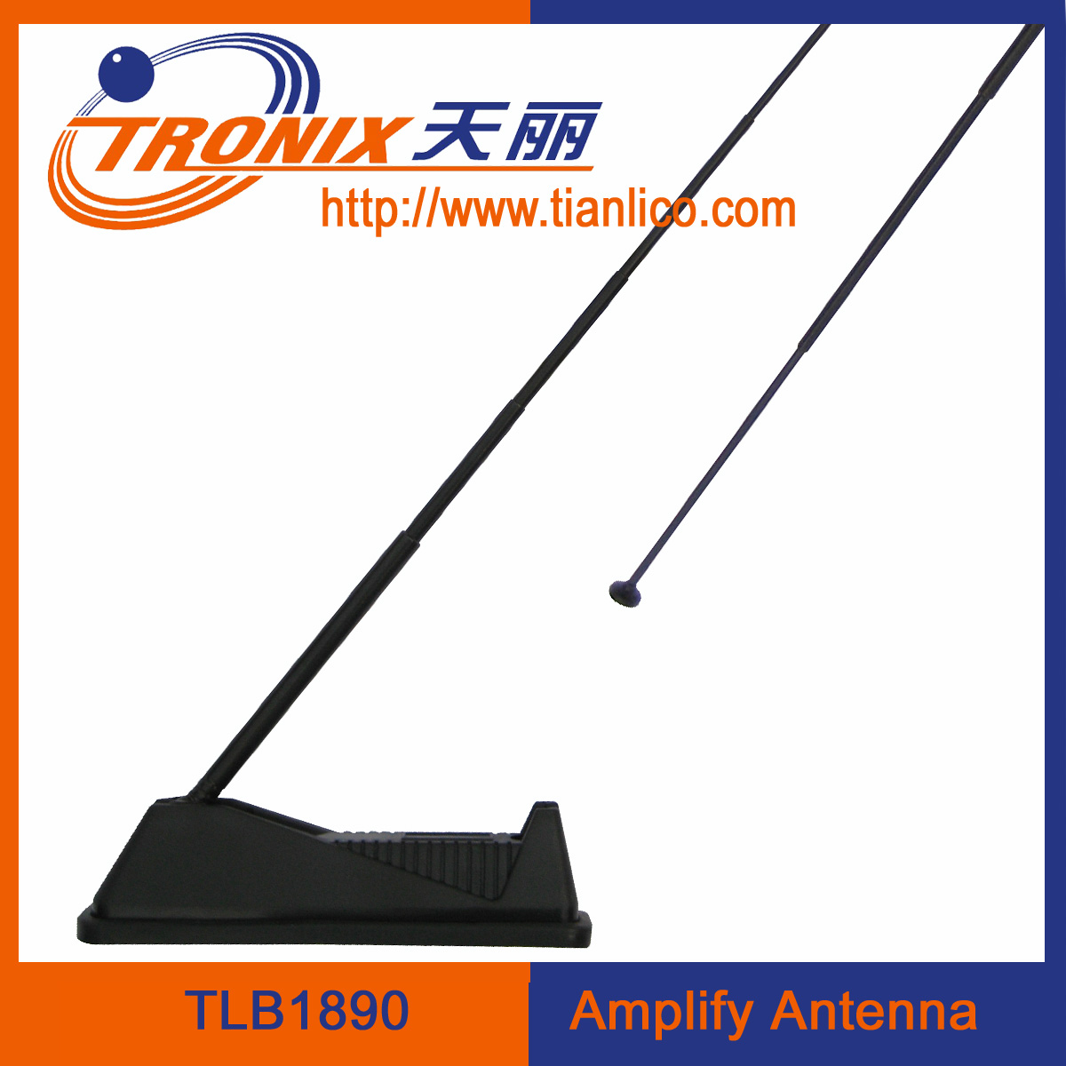 Cheap electronic amplify board car antenna/ electronic car antenna with am fm TLB1890 for sale