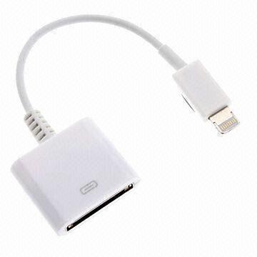 Cheap Lightning to 30-pin Adapter for iPhone 5, iPad Mini, iTouch 5, OEM Orders are Welcome for sale